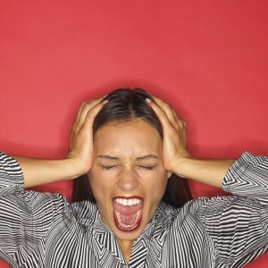 Angry, Frustrated Woman Transference of Hatred